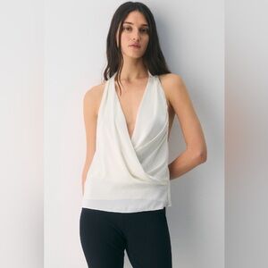 Wilfred Aritzia Martini Halter Blouse